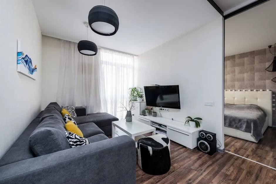 Modern apartment interior in Poland