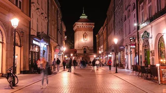 Krakow cityscape
